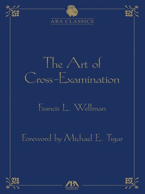 cover image of The Art of Cross Examination